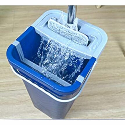 Nouveau Seau Essoreur Ménage - Serpillère Microfibre - Bâton magique