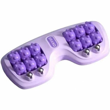 Rouleau de Massage Pieds, Masseur de Pieds Favorise la Circulation Sanguine, Réduit le Stress, Rouleau Massage à la Maison,Violet