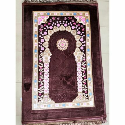 Grand Tapis de Prière en Velours